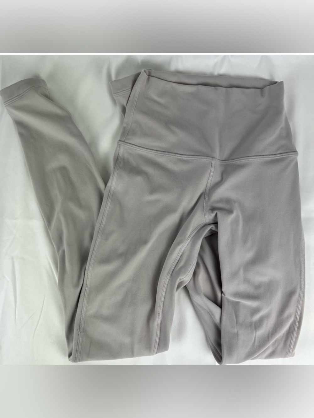 Like New Lululemon Align Dbl Lined Chrome Leggings Sz 2  25”